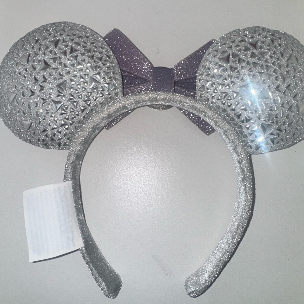 Sparkling Silver and Purple Headband 100 Years Anniversary - Picture 3 of 3